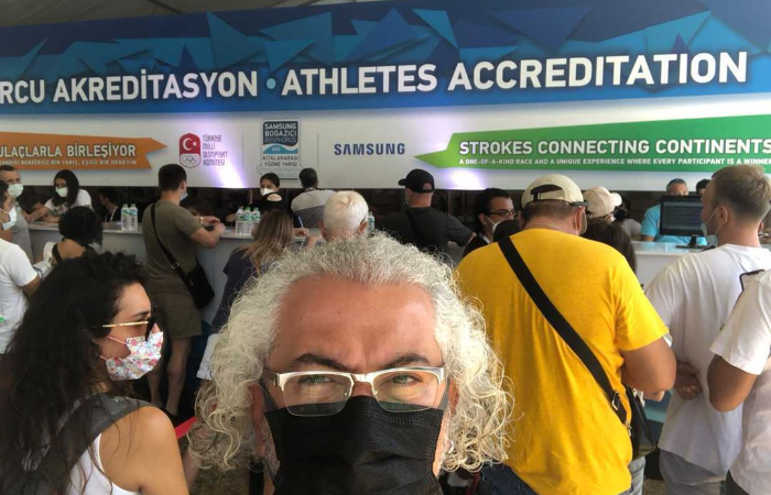I joined the 2021 intercontinental swimming race 