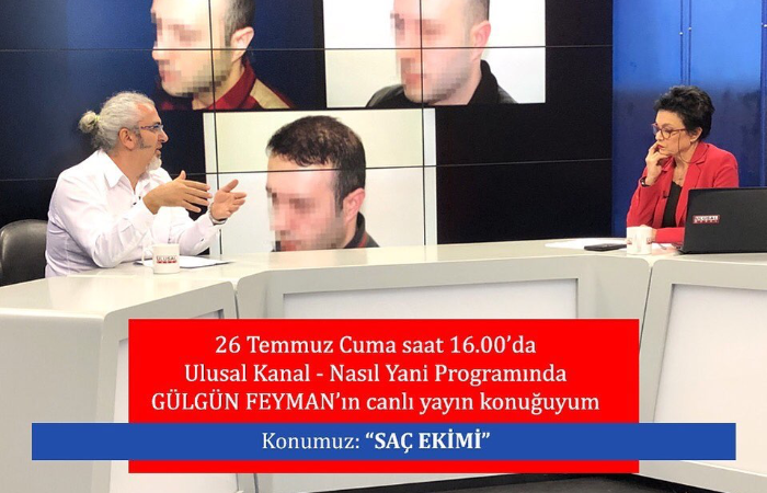 Bugün saat 16’da Ulusal Kanal’dayım 
