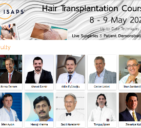 I Have Done a Presentation at the 1 st ISAPS Hair Transplant Course 