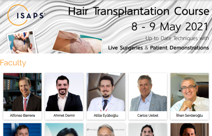 I Have Done a Presentation at the 1 st ISAPS Hair Transplant Course 